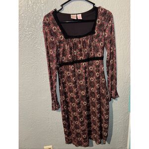 y2k boho Xhilaration midi dress